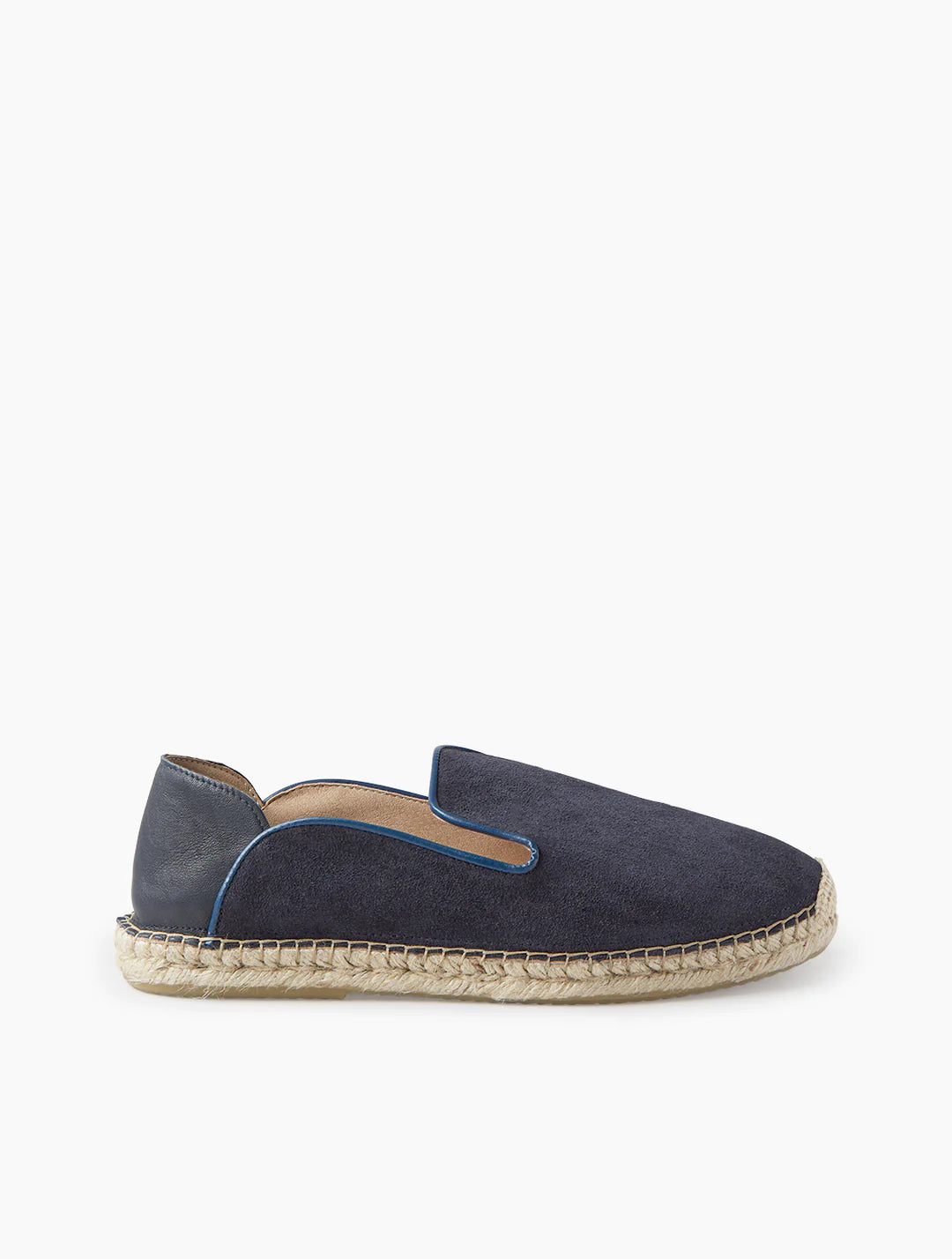Helio Suede Espadrilles - Navy Blue - Cigale & Fourmi