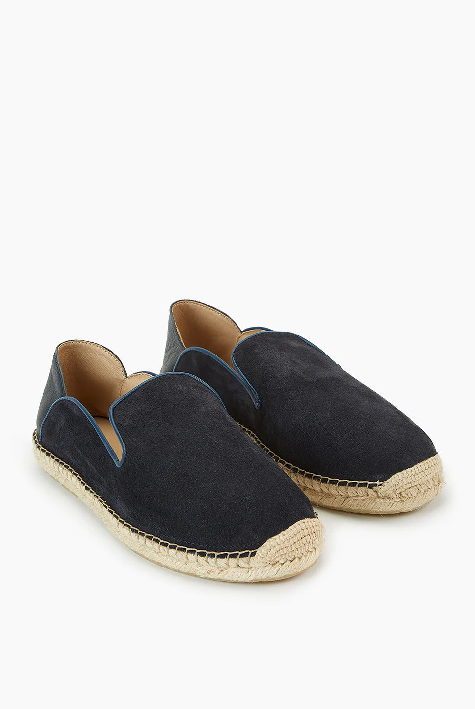 Helio Suede Espadrilles - Navy Blue - Cigale & Fourmi