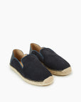 Helio Suede Espadrilles - Navy Blue - Cigale & Fourmi