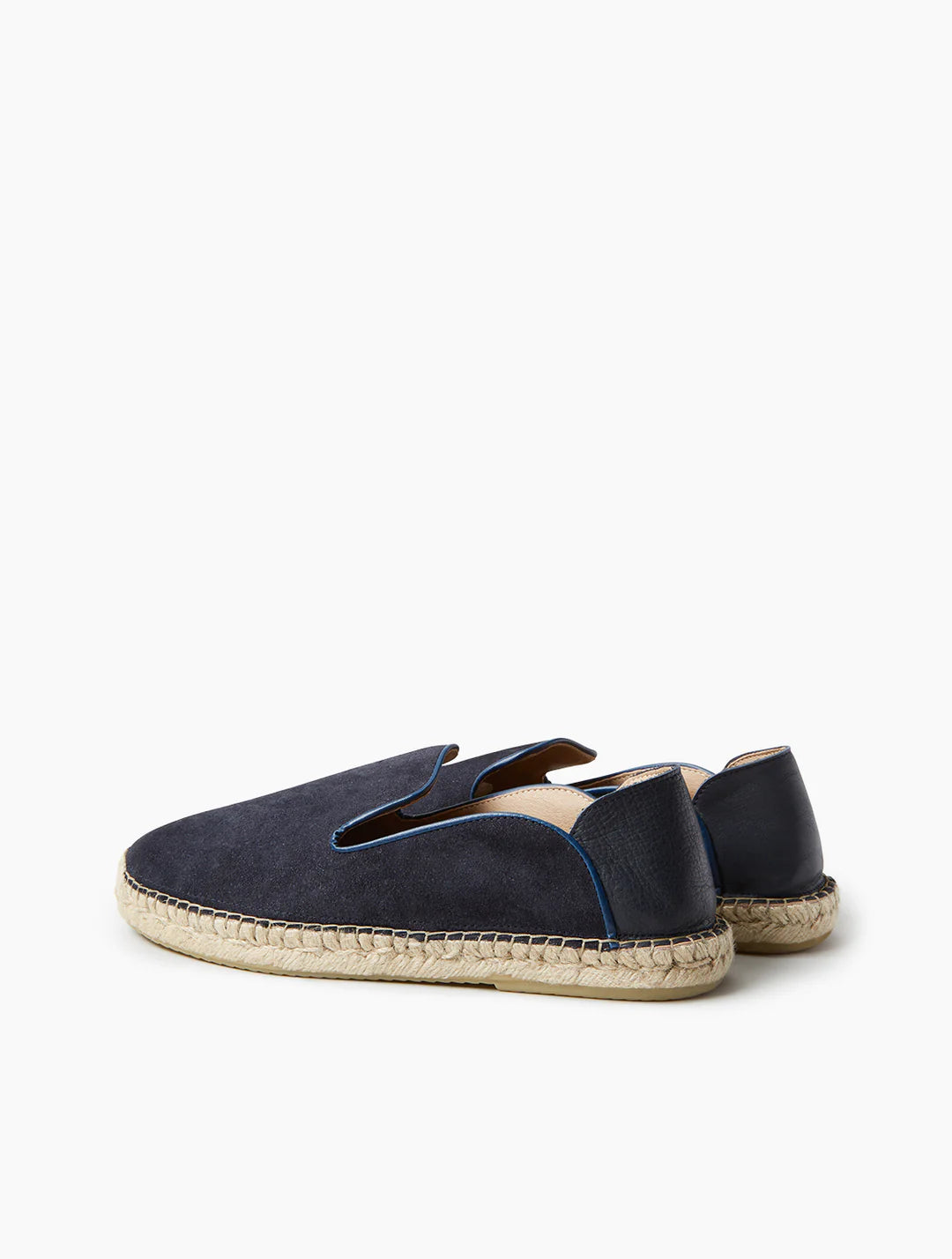 Helio Suede Espadrilles - Navy Blue - Cigale & Fourmi