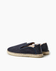 Helio Suede Espadrilles - Navy Blue - Cigale & Fourmi