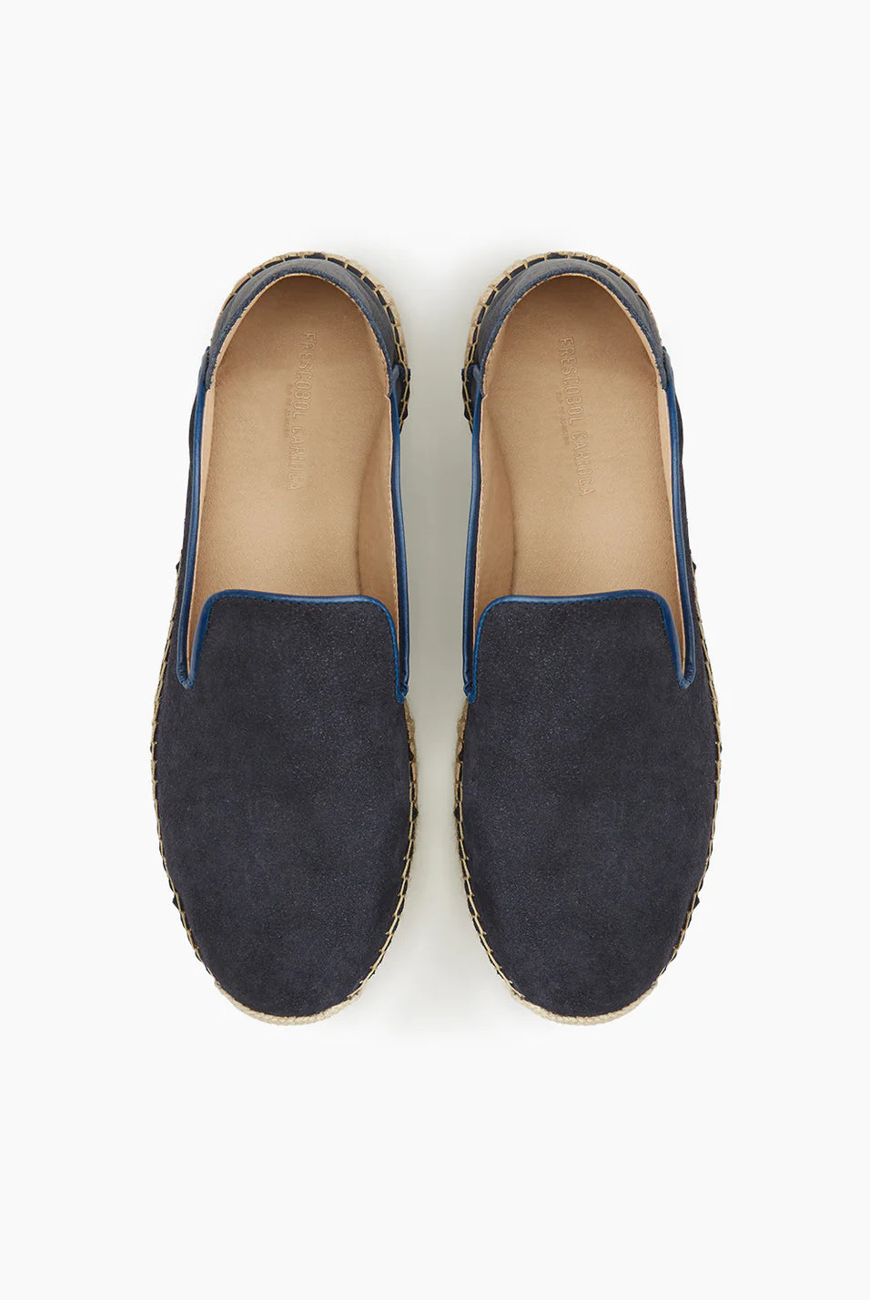 Helio Suede Espadrilles - Navy Blue - Cigale & Fourmi