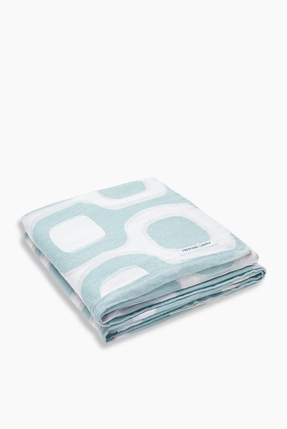 Cotton/Linen Towel - Jacquard Angra Pastel Mint - Cigale & Fourmi