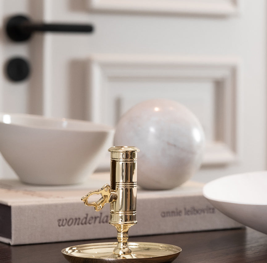 Office Candlestick - Cigale & Fourmi