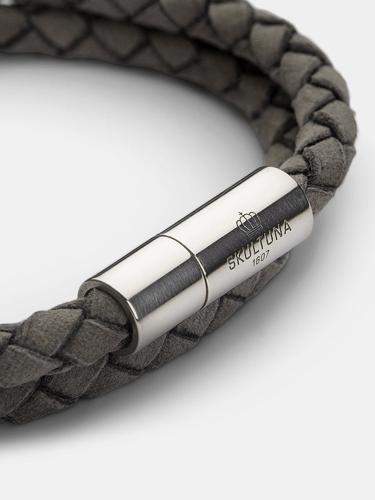 Suede Bracelet - Grey - Cigale & Fourmi