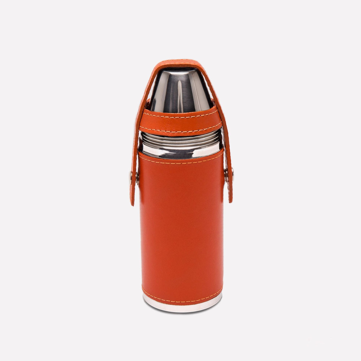 Ettinger Sterling 8oz Hunter Flask with 4 Cups – Orange