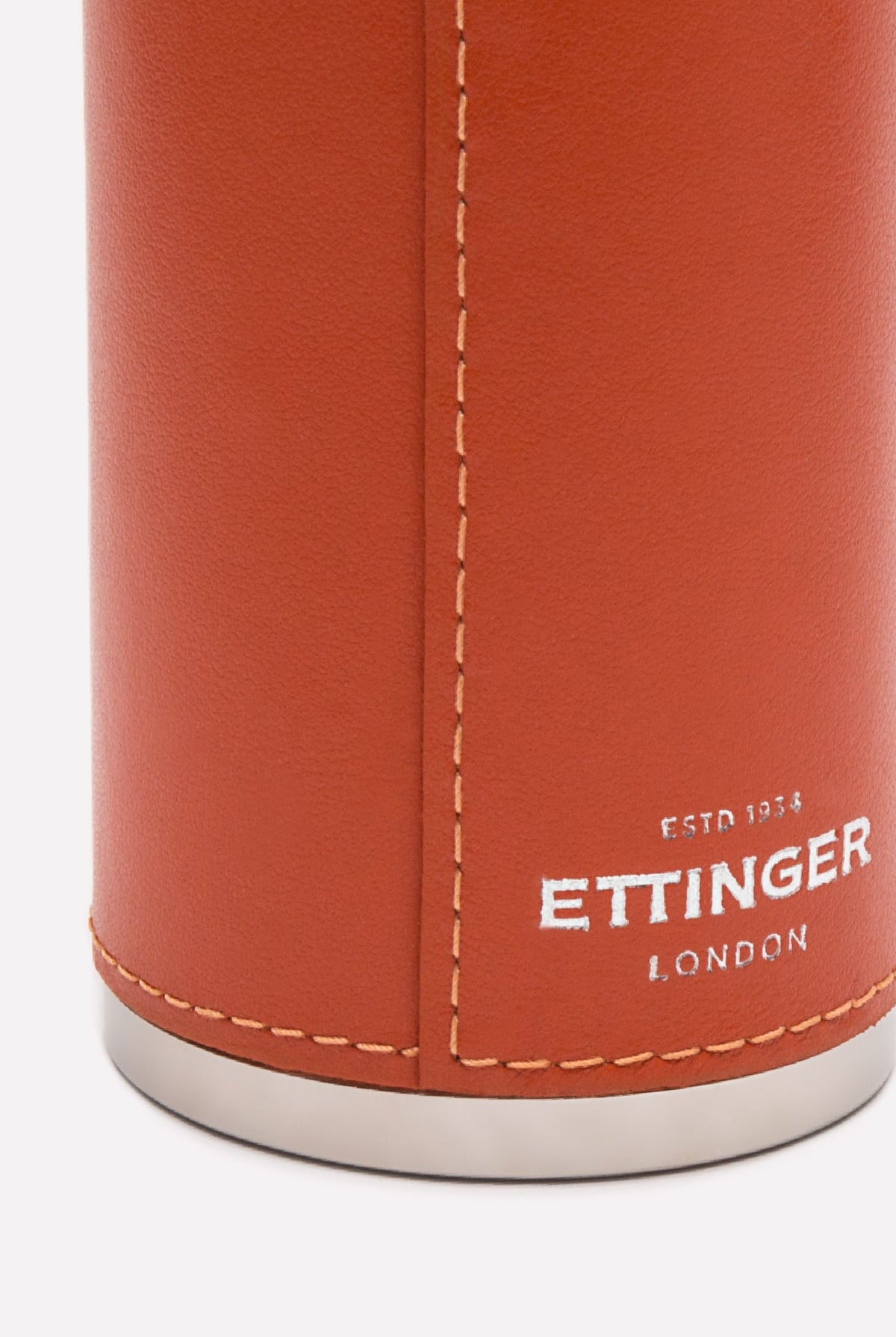 Ettinger Sterling 8oz Hunter Flask with 4 Cups – Orange