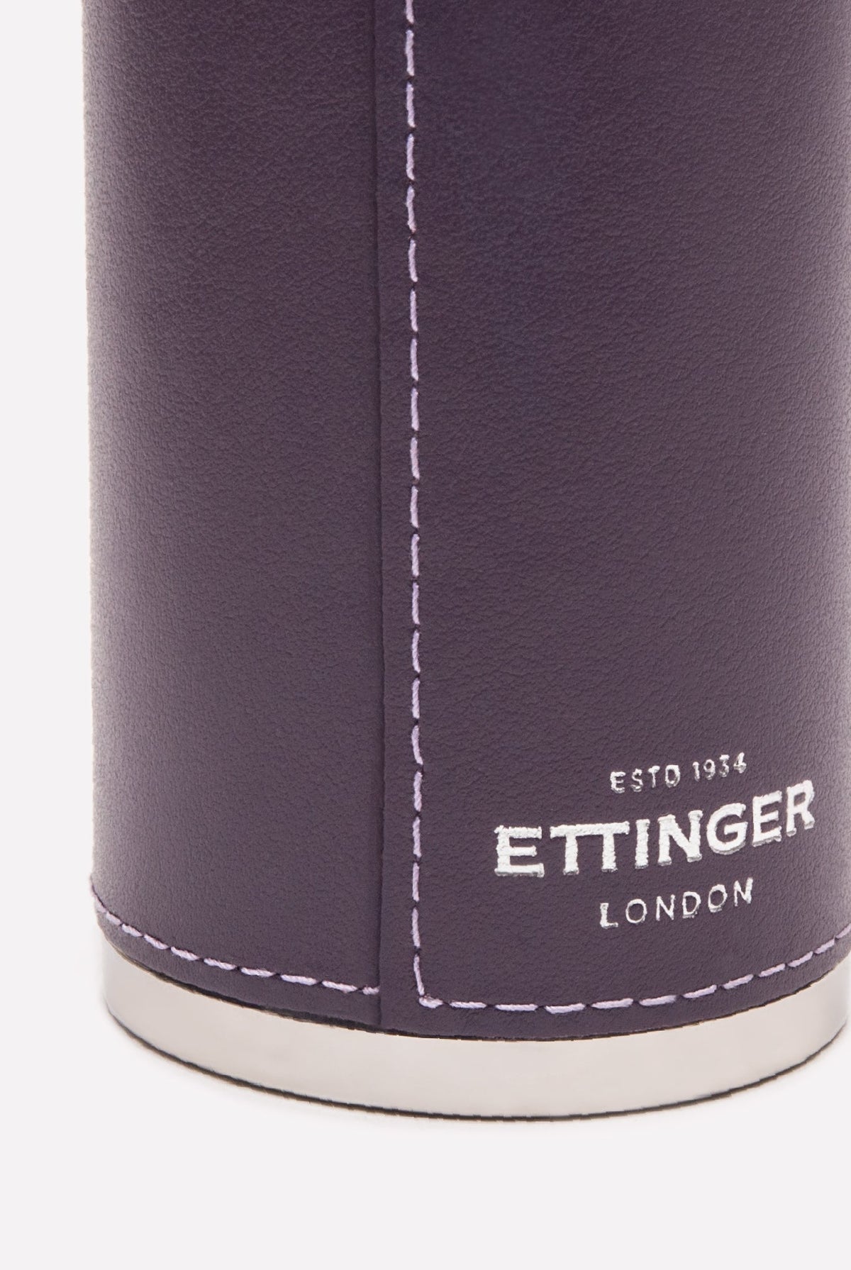Ettinger Sterling 8oz Hunter Flask with 4 Cups – Purple