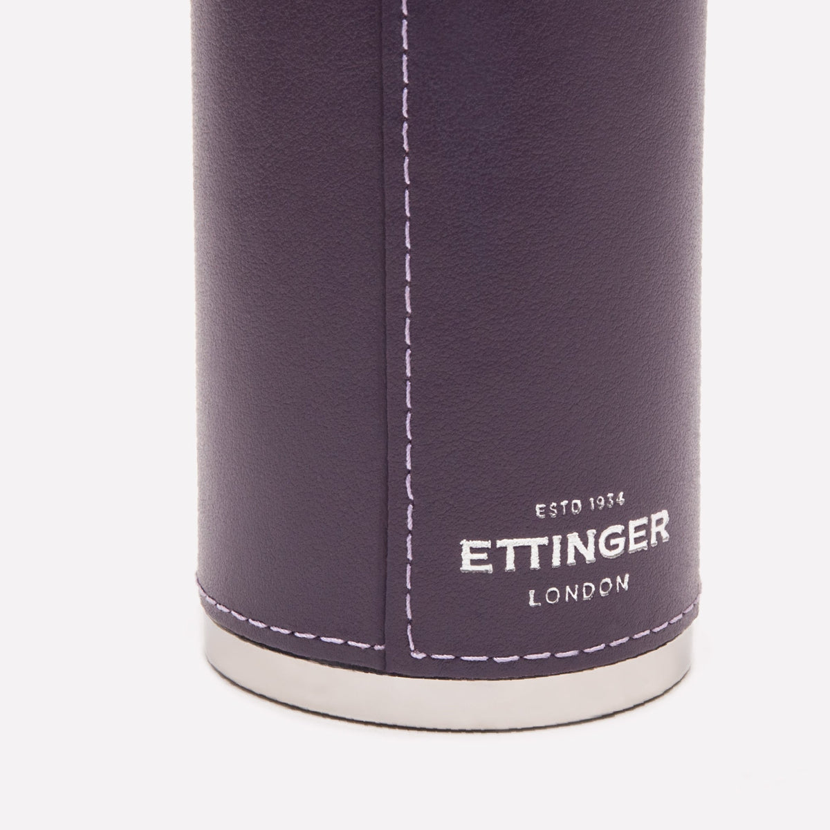 Ettinger Sterling 8oz Hunter Flask with 4 Cups – Purple
