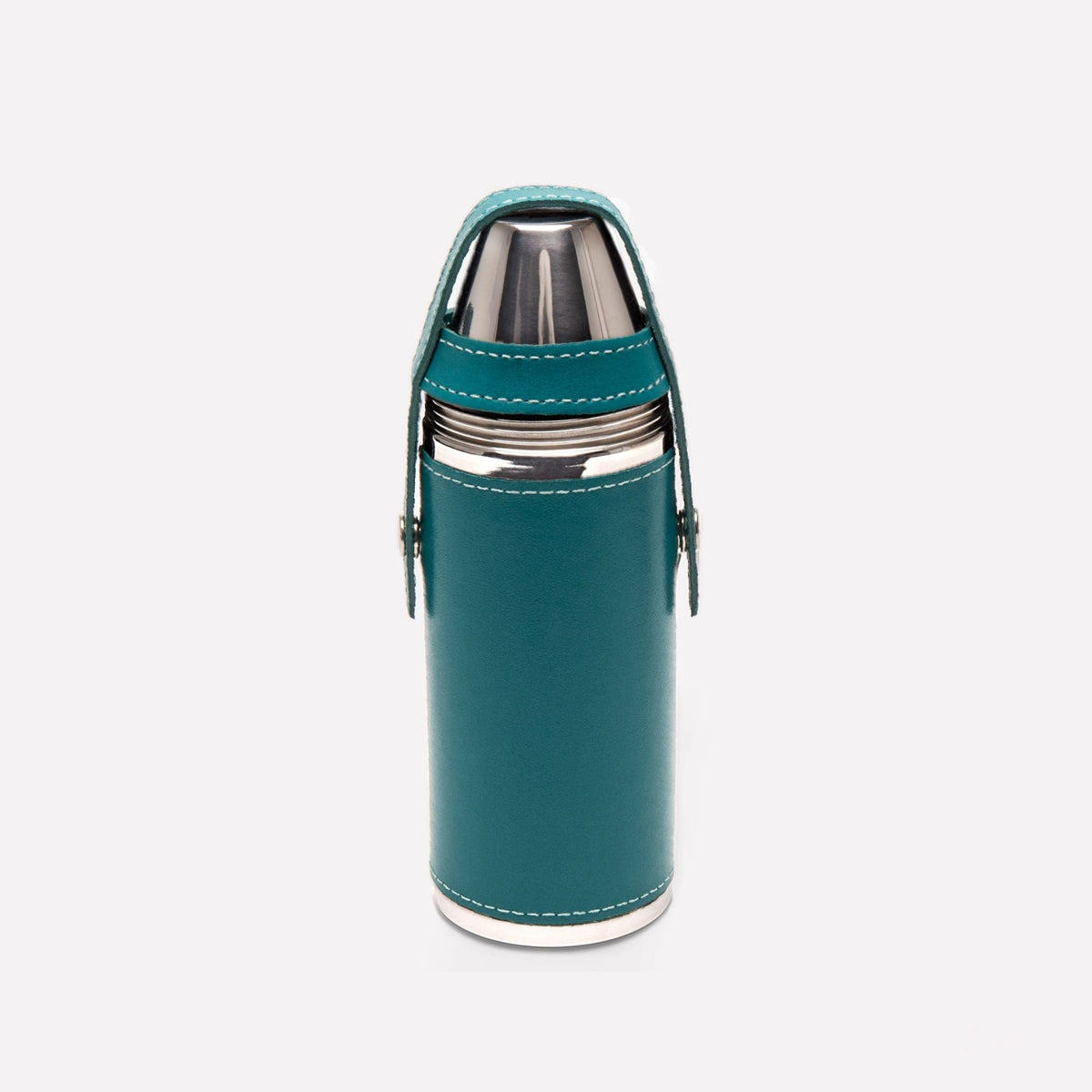 Ettinger Sterling 8oz Hunter Flask with 4 Cups – Turquoise