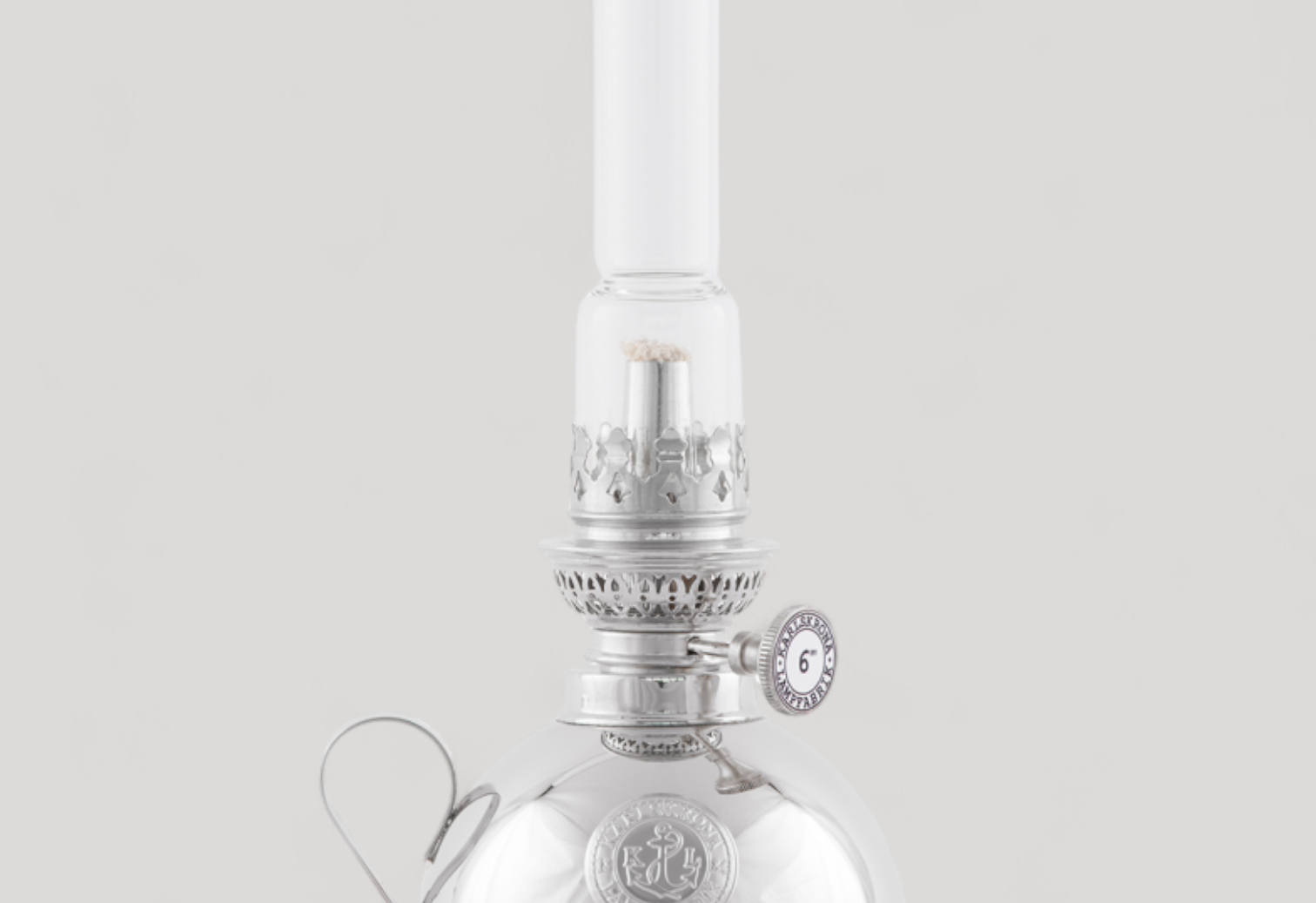 Nattlampa Oil lamp 6 - Nickel - Cigale & Fourmi