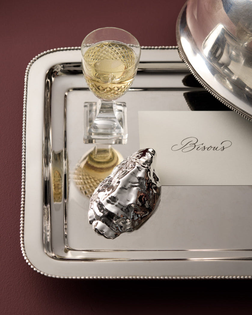 Oyster Shell Bottle Opener - Silver Plated — Skultuna 2