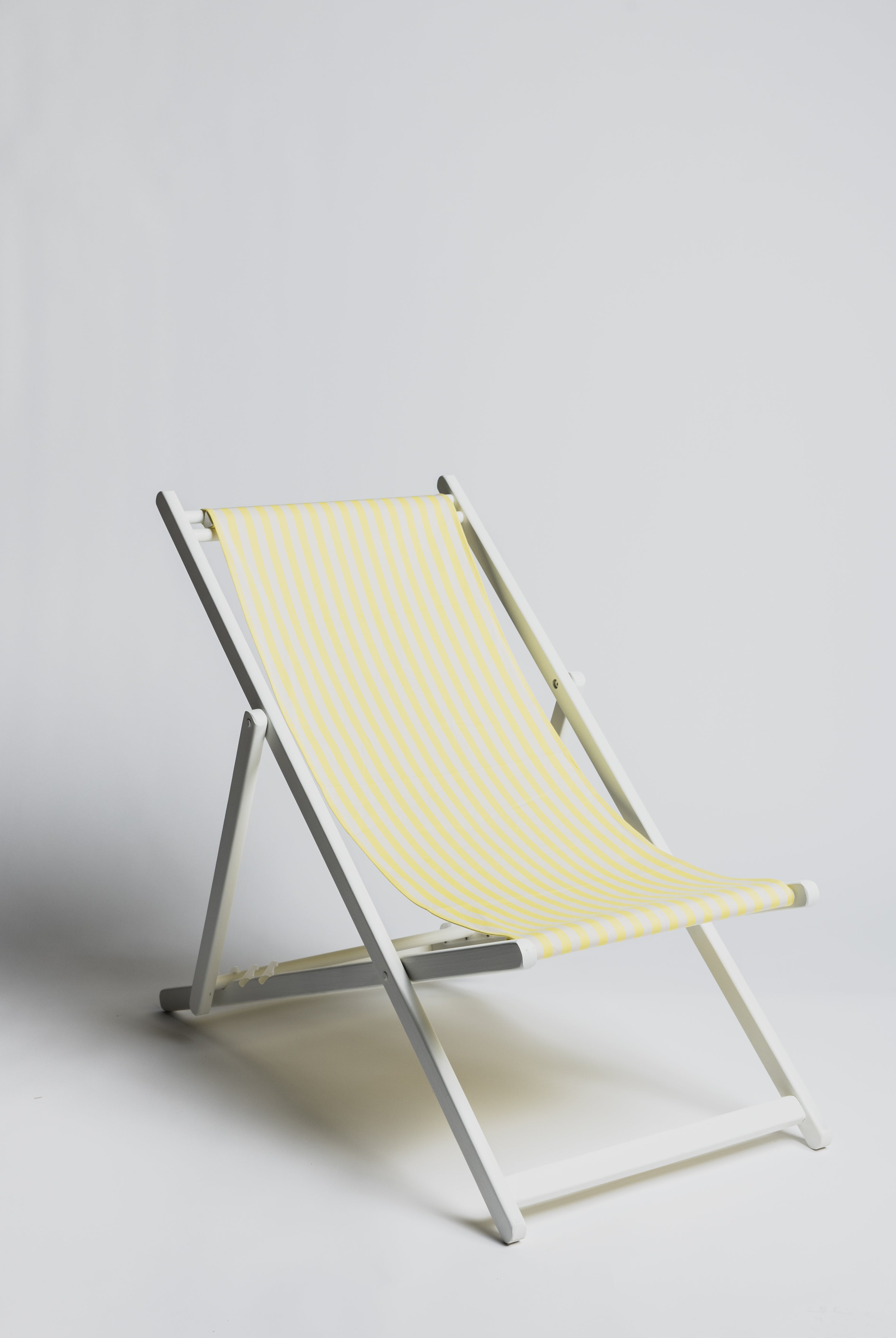 Sun chair - Stripe Ananas with White Structure - Cigale & Fourmi