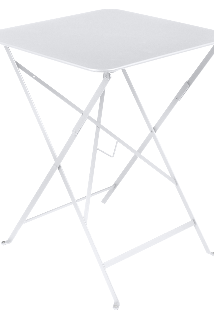 Bistro Folding Table Square - Cotton White