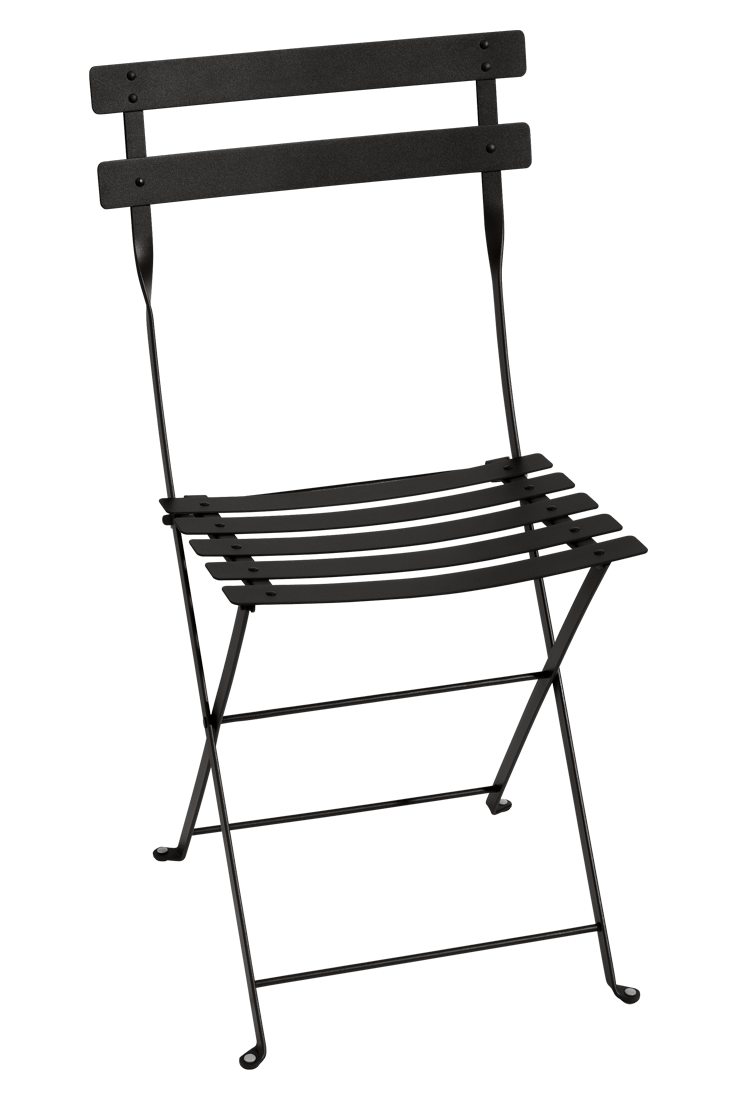 Bistro Metal Folding Chair - Liquorice