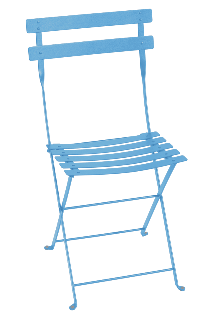 Bistro Metal Folding Chair - Maya Blue