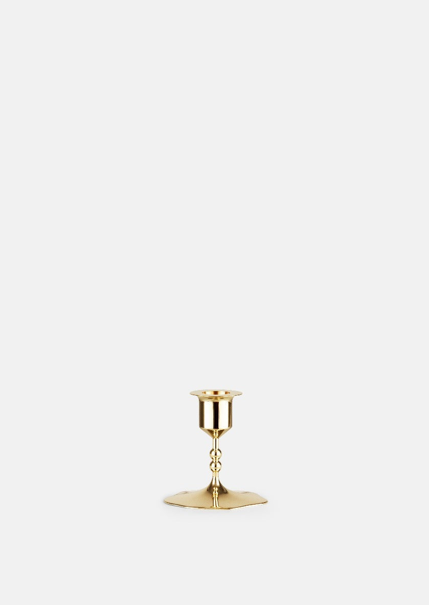 Candel Holder Veermaker Bluebell - Brass — Skultuna