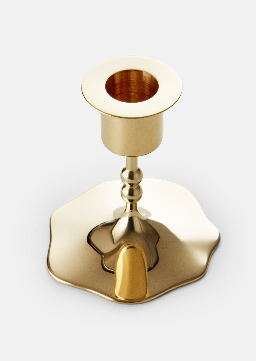 Candel Holder Veermaker Bluebell - Brass — Skultuna