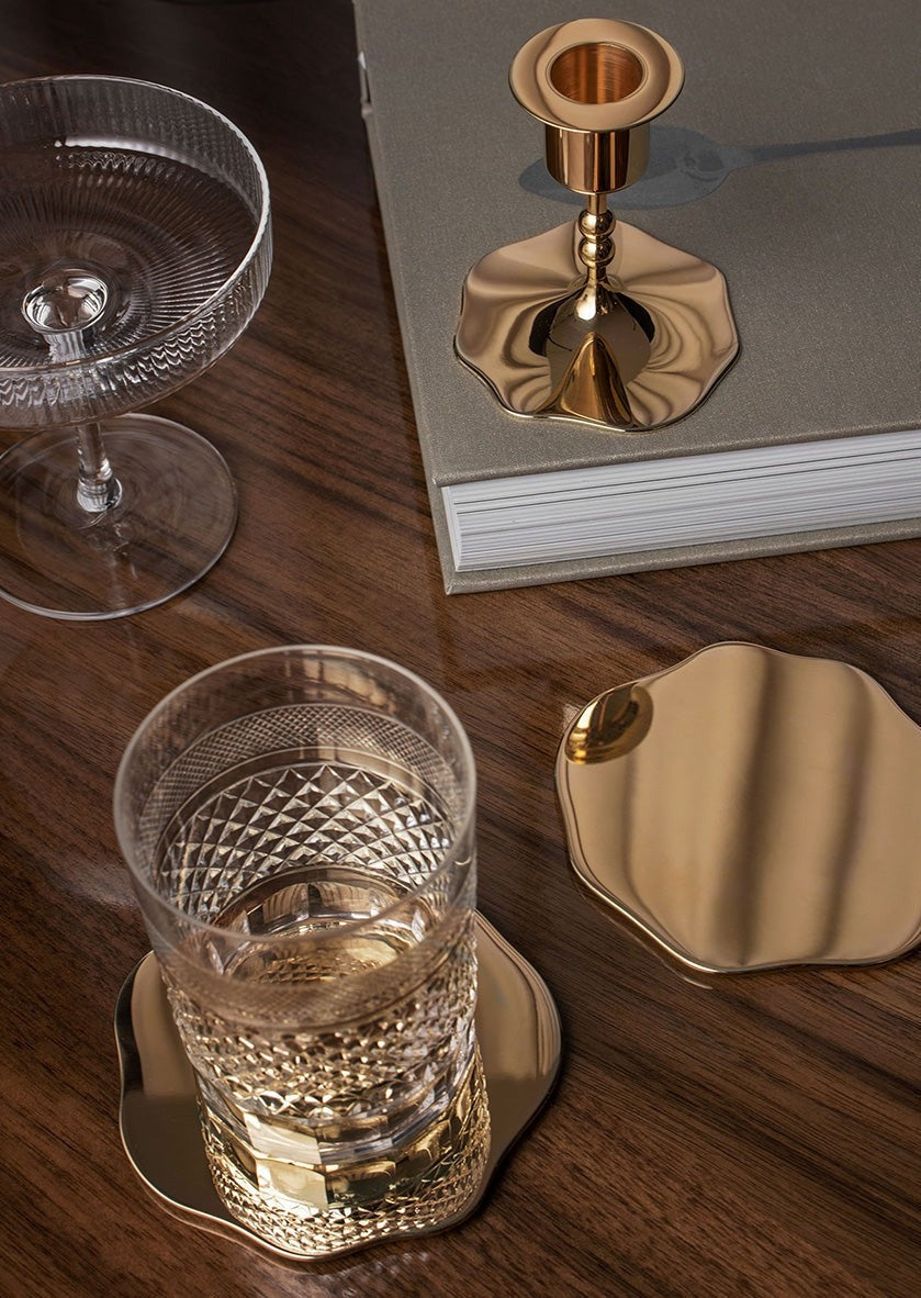 Candel Holder Veermaker Bluebell - Brass — Skultuna