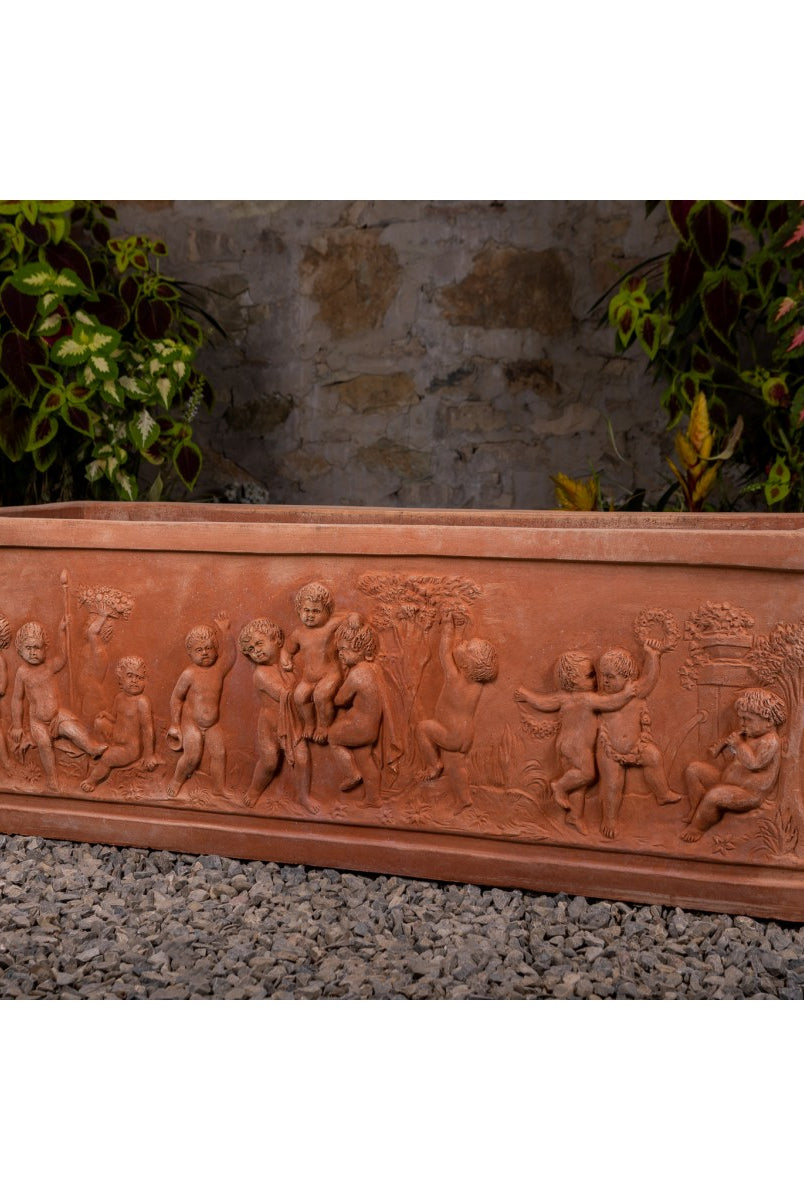 Cassetta Pot - Putti Terracotta L48 — M.I.T.A.L