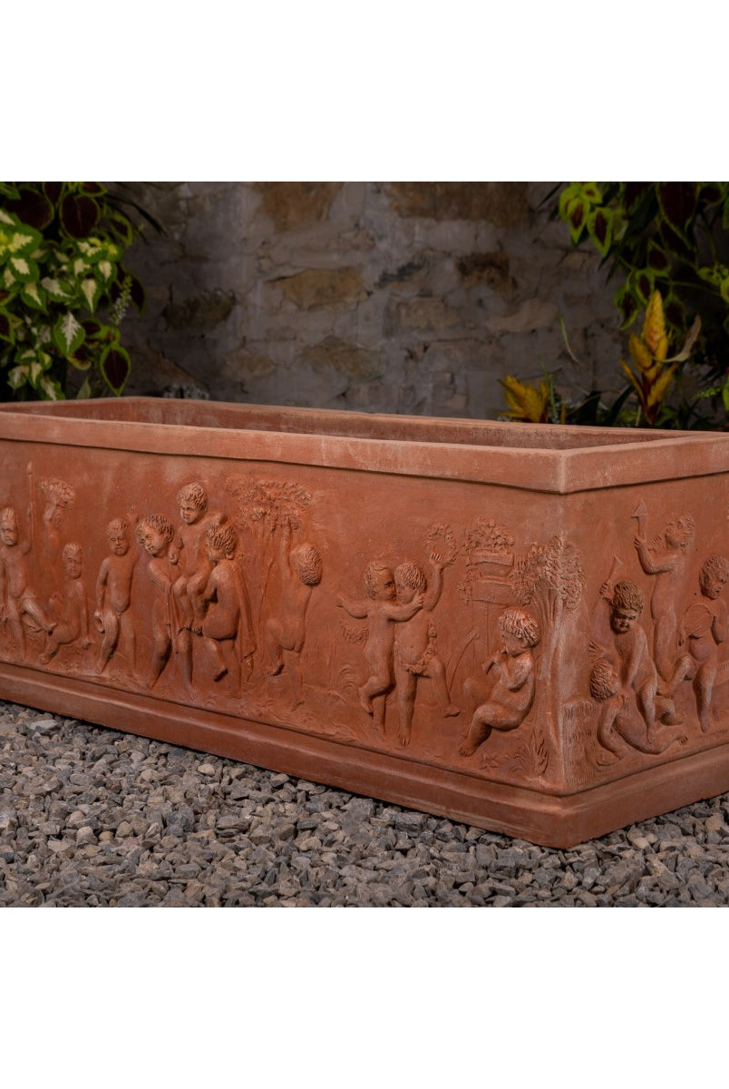 Cassetta Pot - Putti Terracotta L48 — M.I.T.A.L