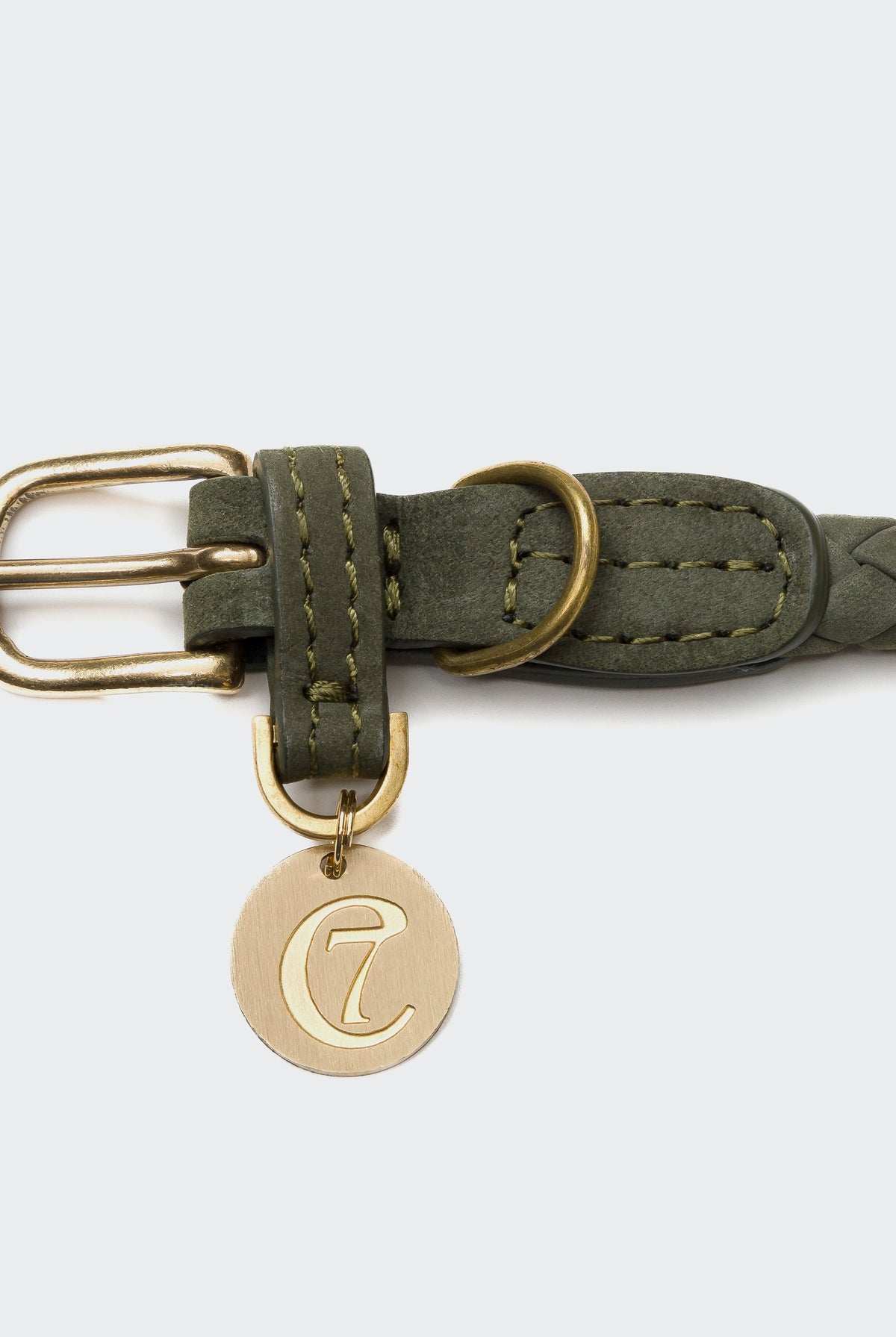 Dog Collar Ravello - Moss — detail 4