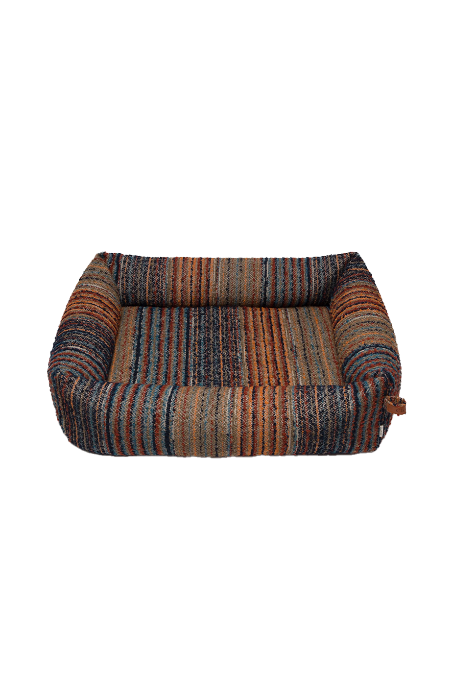 Dog Bed Sleepy Stripes - Blue/Red — original Cloud7 product image