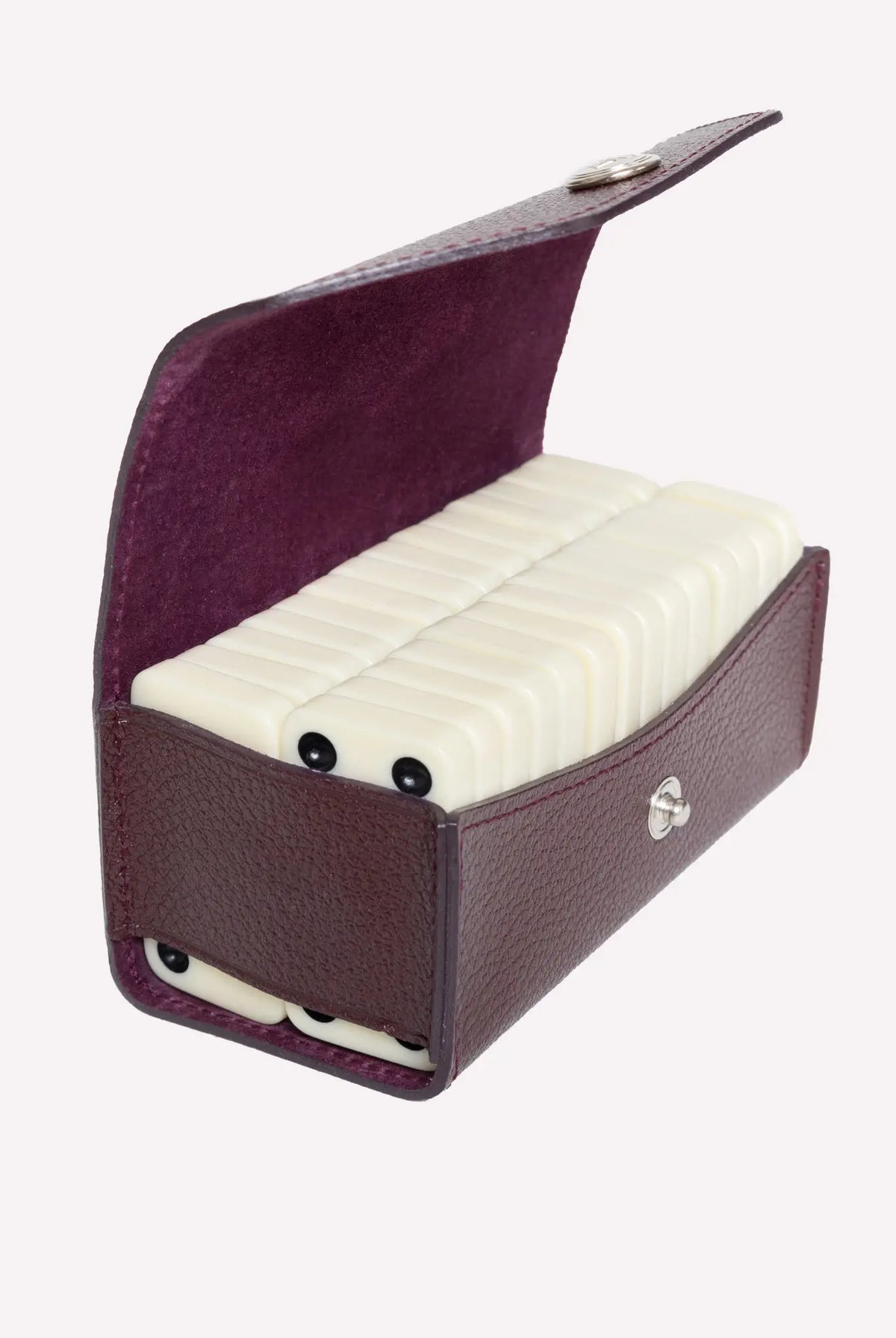 Capra Dominoes Set – Bordeaux