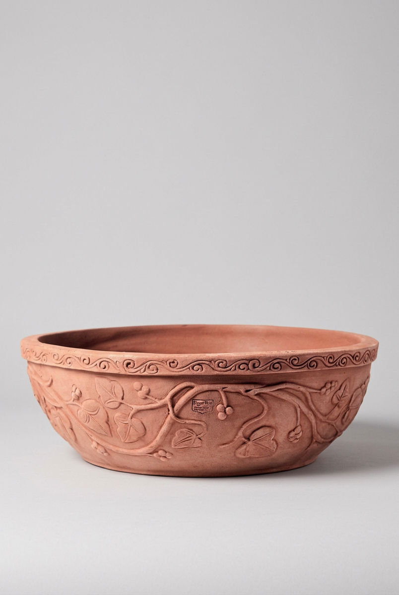 Ivy Flower Pot - Terracotta
