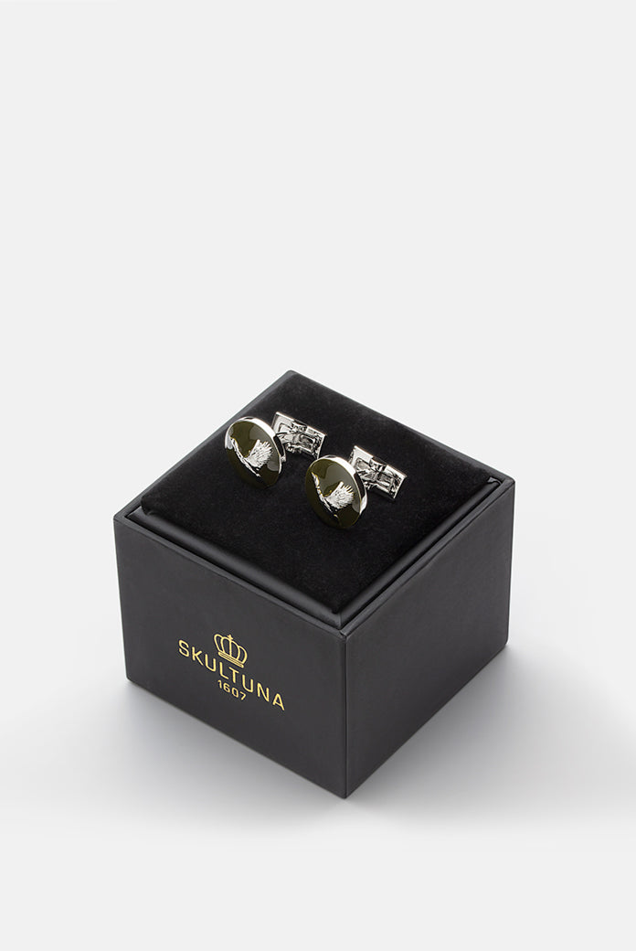 Hunter cuff links - Silver plated - Flying Duck - Cigale & Fourmi