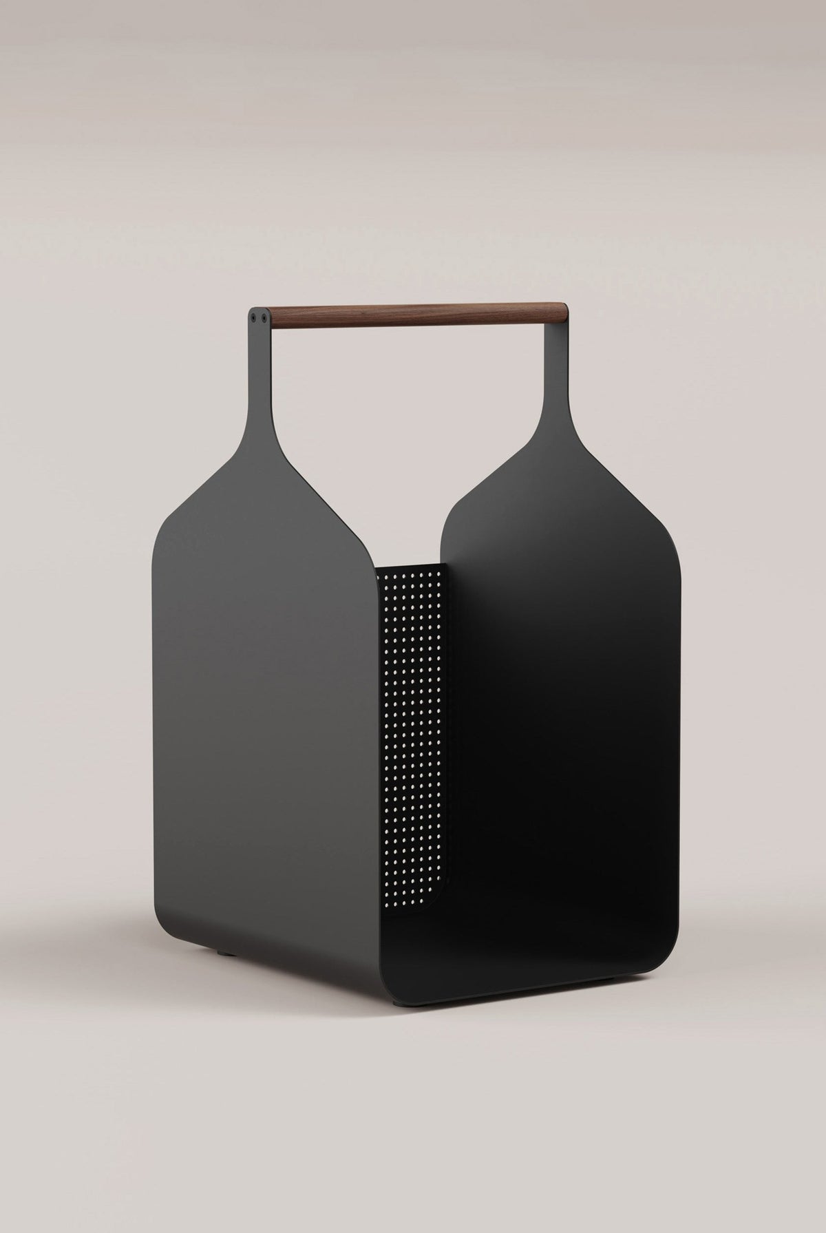 Fumi Log Holder - Noir — Eldvarm