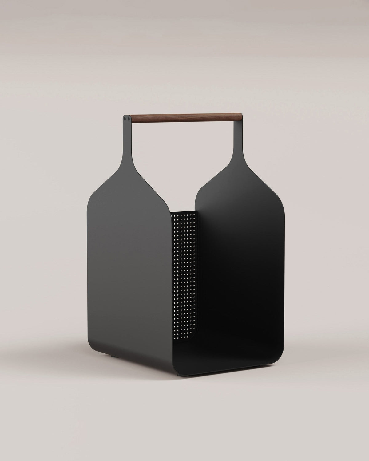 Fumi Log Holder - Noir — Eldvarm