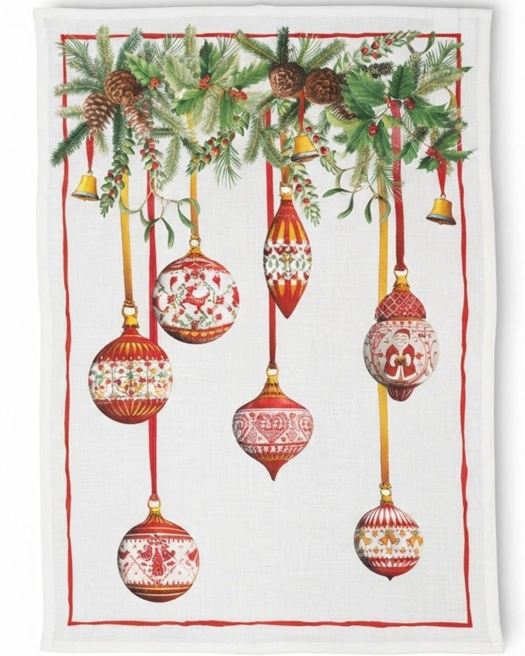 Kitchen Towel - Pinoel Rosso — Tessitura Toscana Telerie