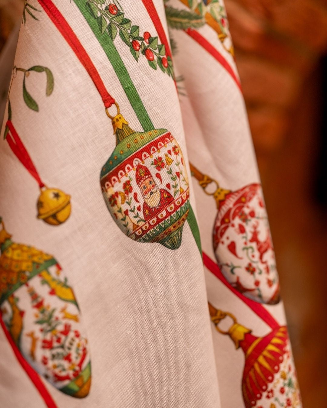 Kitchen Towel - Pinoel Verde — Tessitura Toscana Telerie