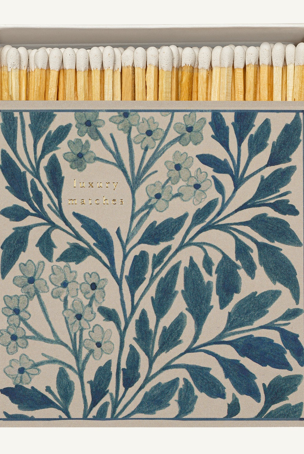 Luxury Matches - Blue Floral Matches — Archivist