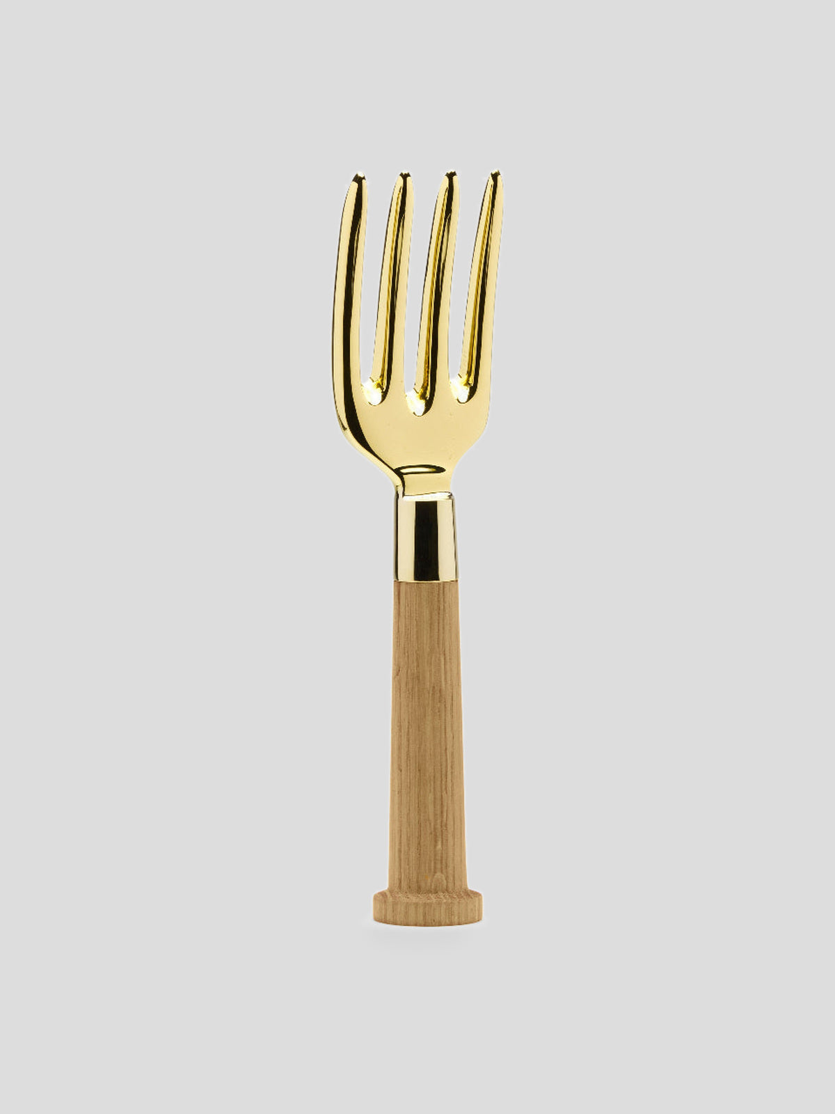Nurture Hand Fork - Brass / Oak — Skultuna
