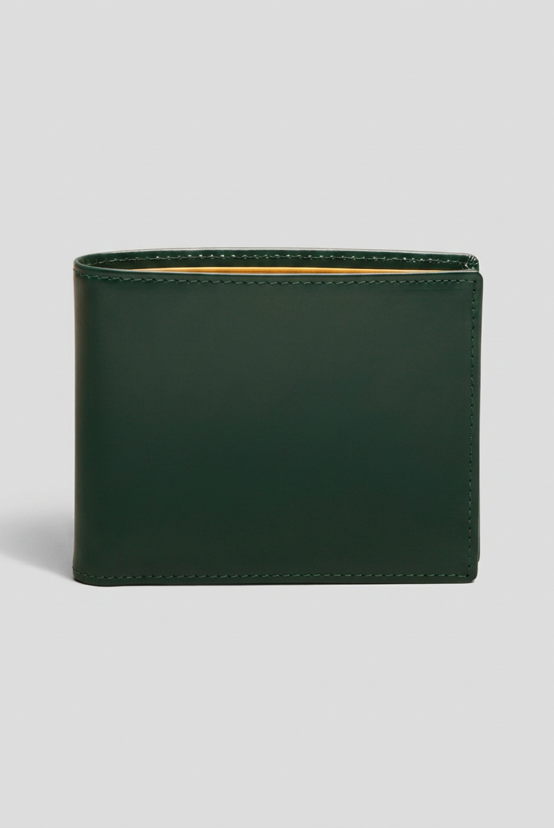 bridle hide billfold wallet with purse