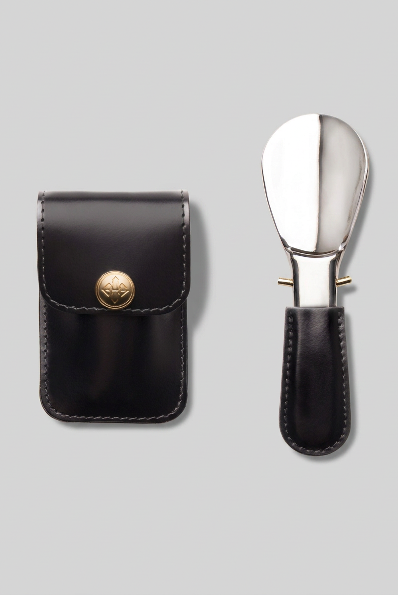 bridle hide travel shoe horn