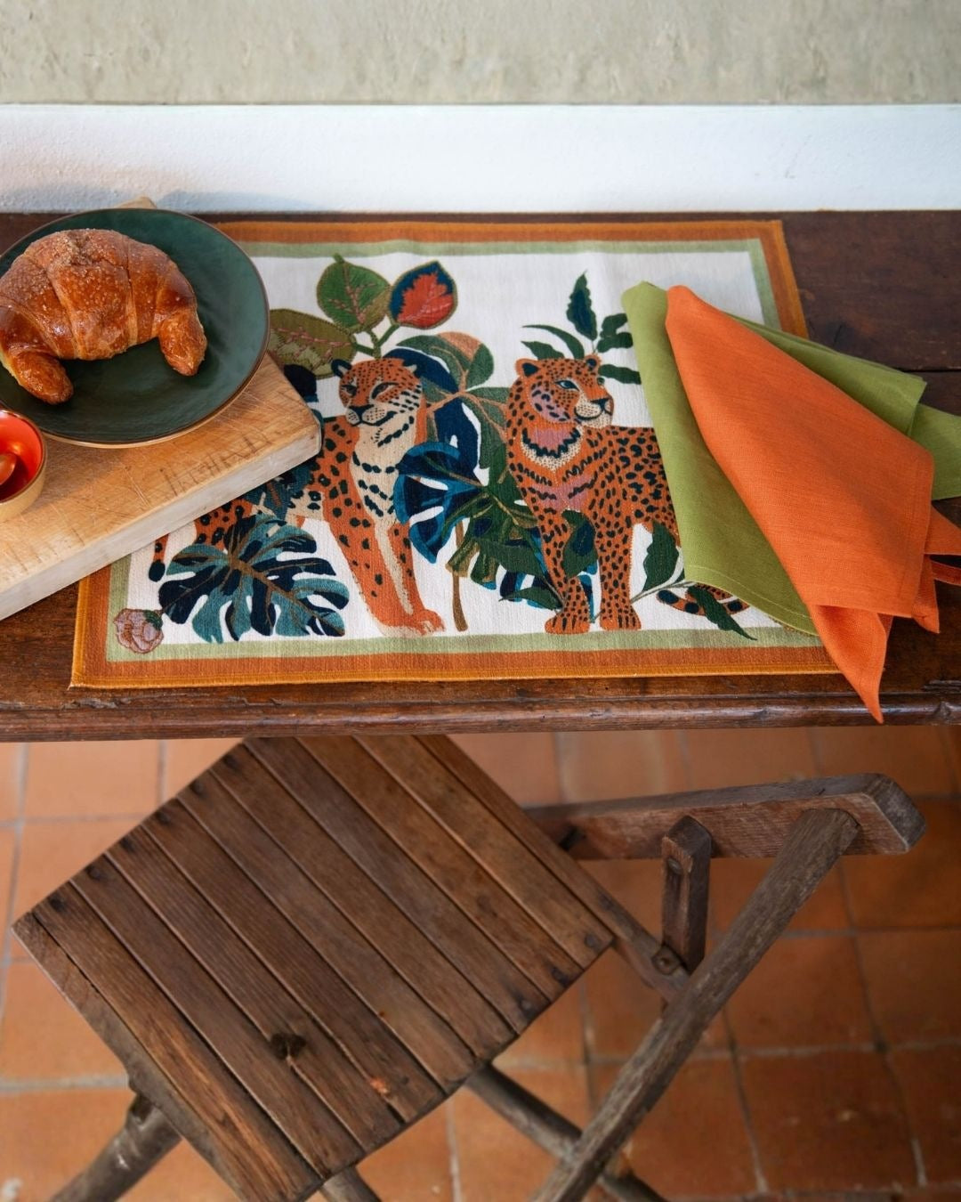 Placemat - Leoleaf - Fabric — Tessitura Toscana Telerie