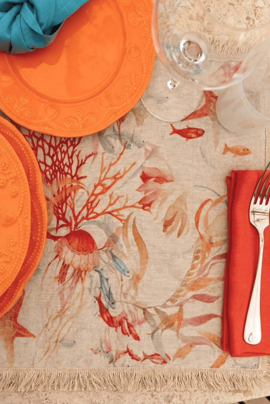 Placemat - Ondiva - 100% Linen — Tessitura Toscana Telerie