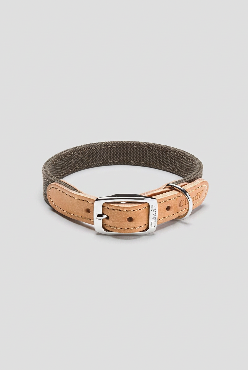 Dog Collar Tivoli Greige — Cigale & Fourmi