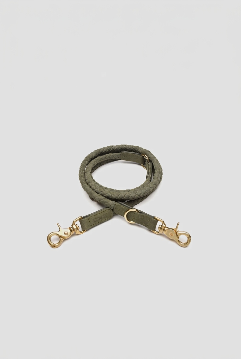 Dog Leash - Ravello - Moss — Cigale & Fourmi