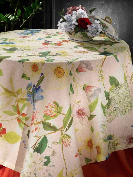 Tablecloth - Ibisco White - Cigale & Fourmi