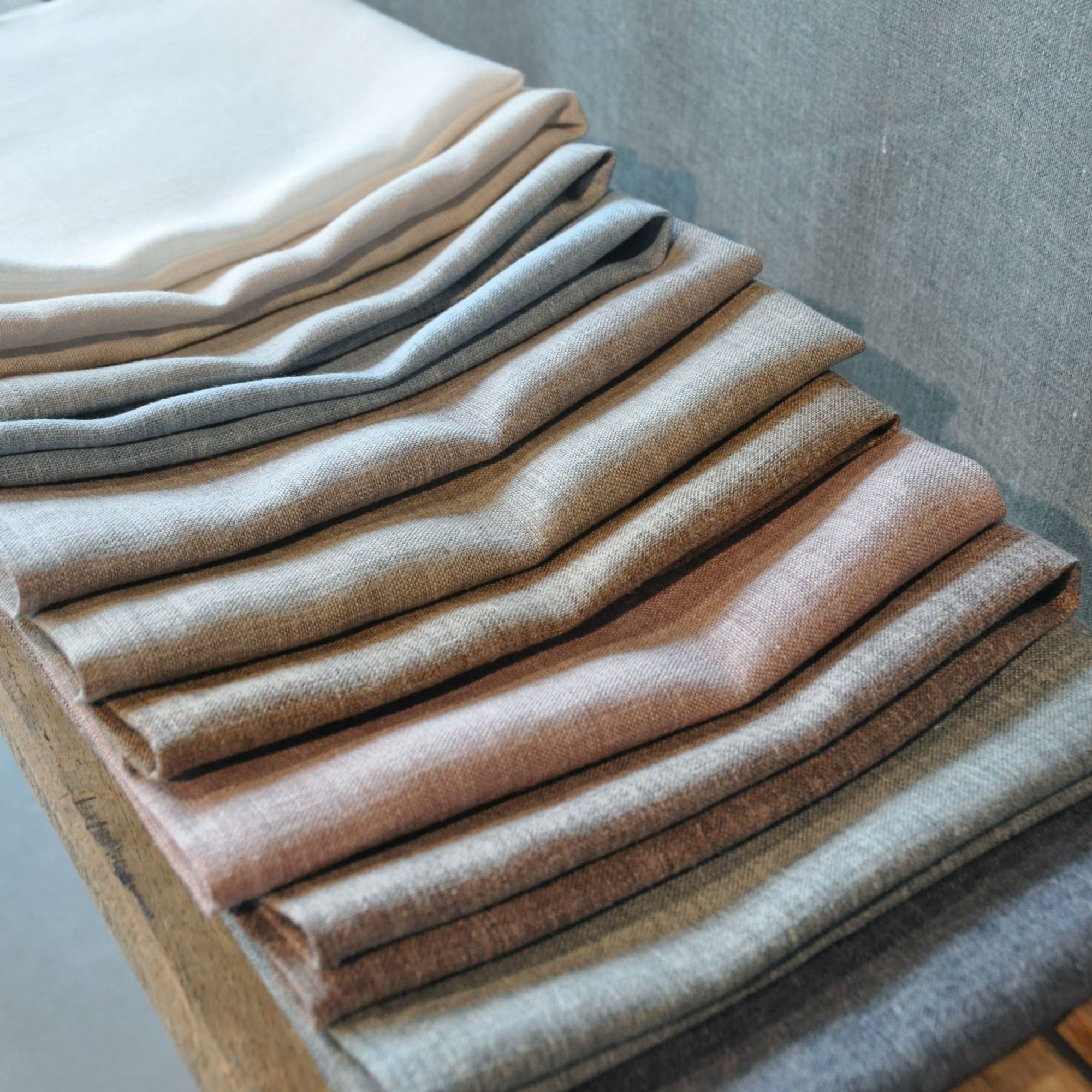 Napkin - Riverside Storm Délavé/ Light blue - Cigale & Fourmi