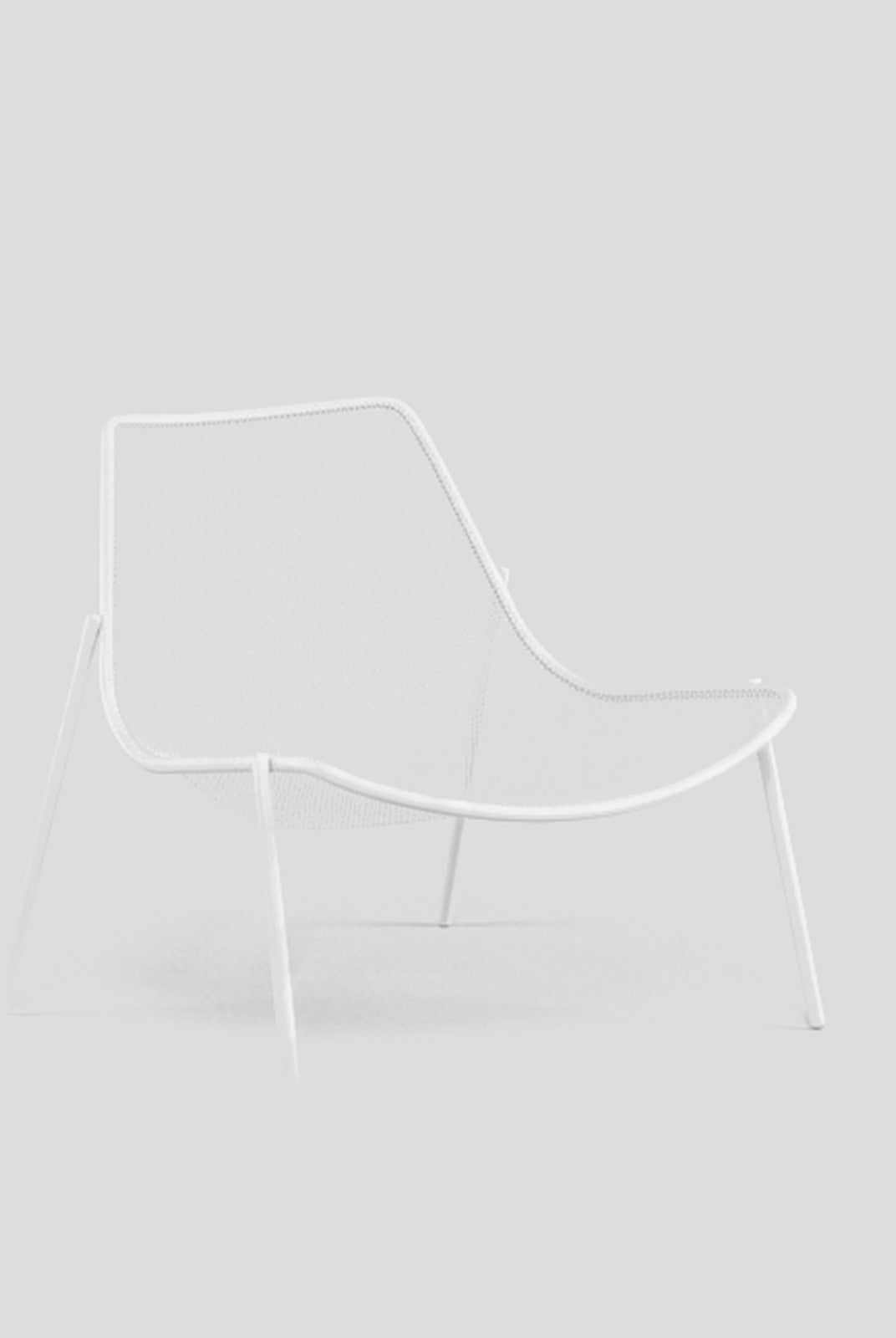 Round Lounge Chair - White — Emu
