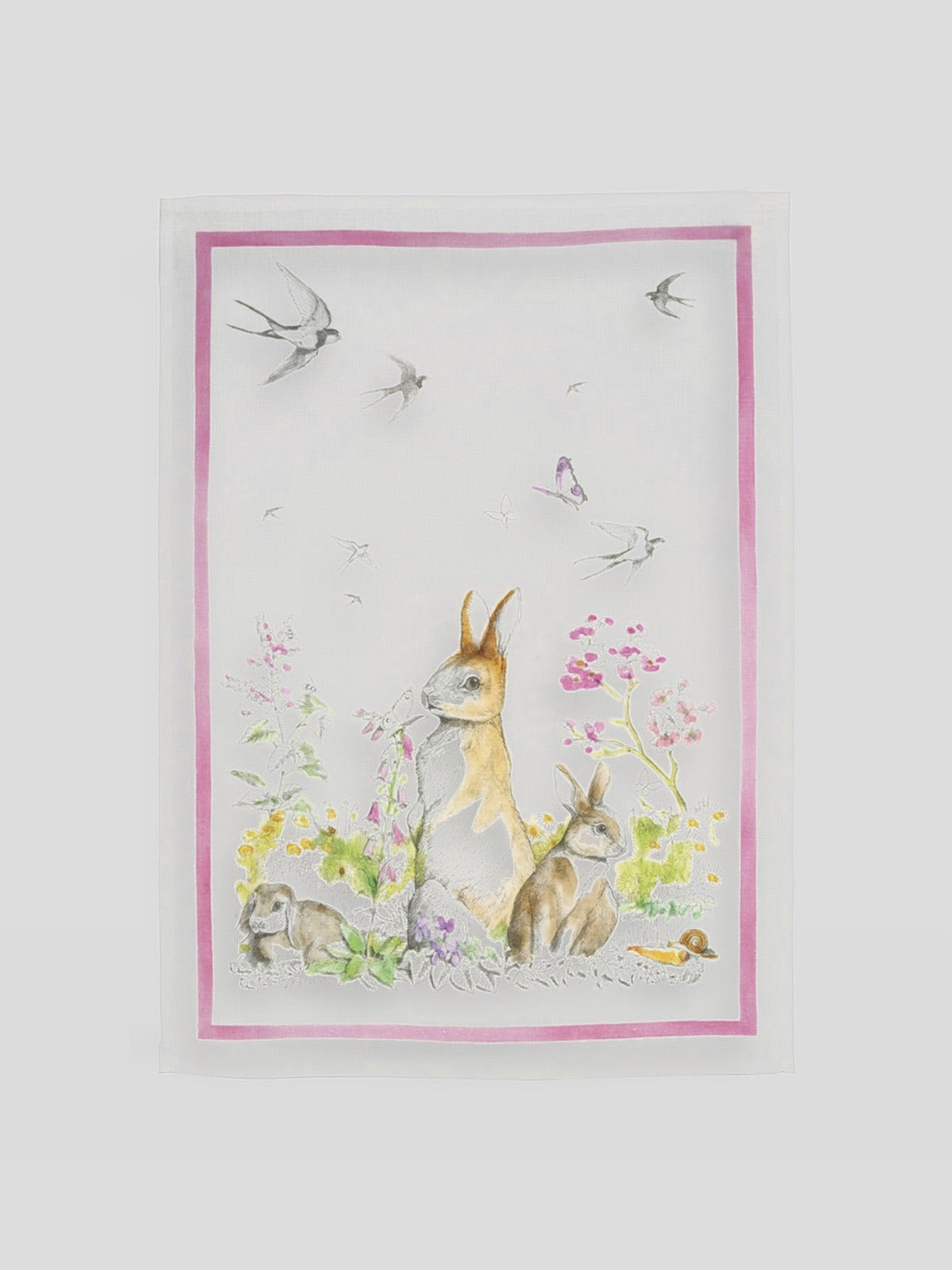 Kitchen Towel - Bunnies / Remi Rosa — Tessitura Toscana Telerie