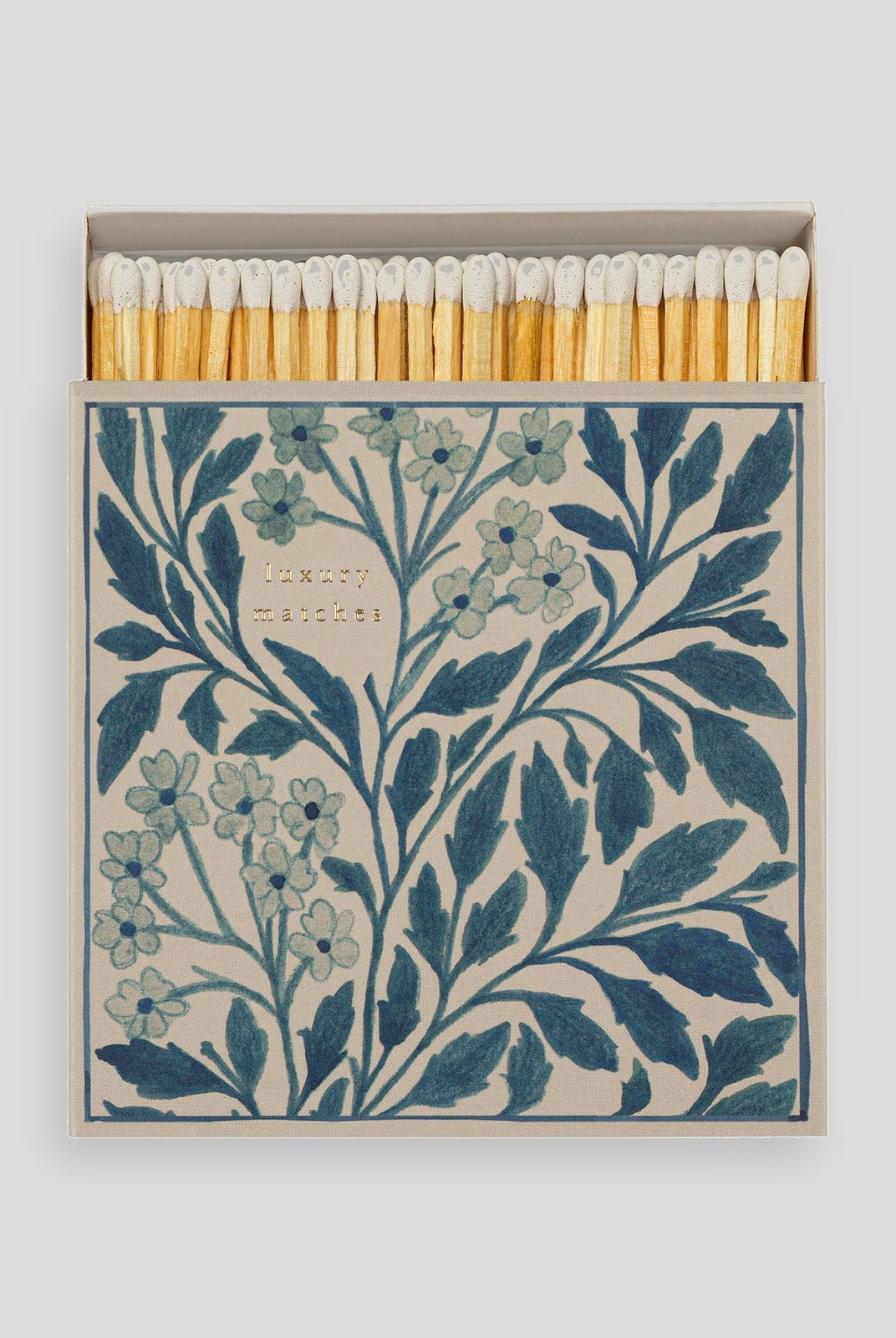 Luxury Matches - Blue Floral Matches — Archivist
