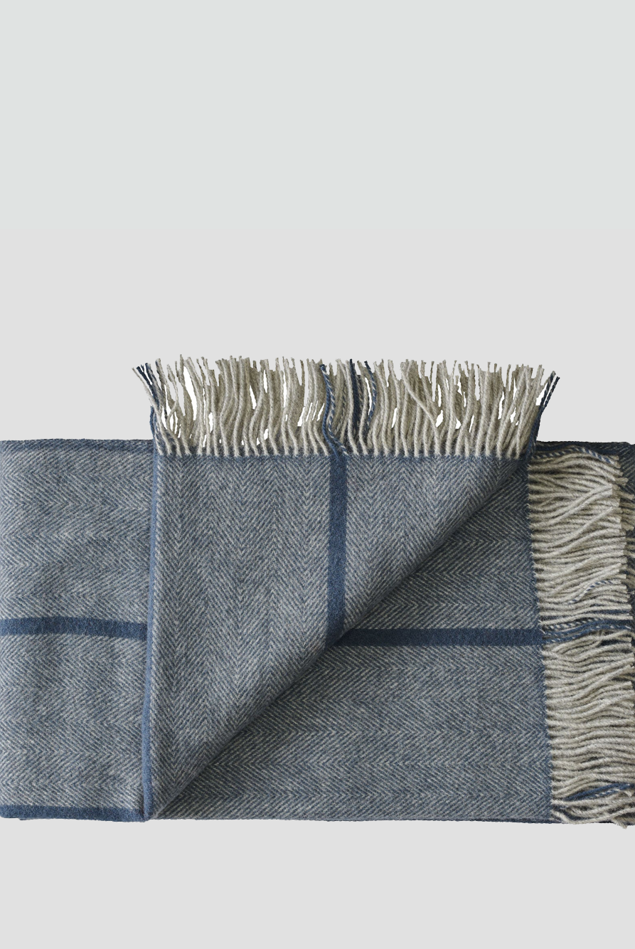 Askø Blanket / Throw - Fjord - Cigale & Fourmi