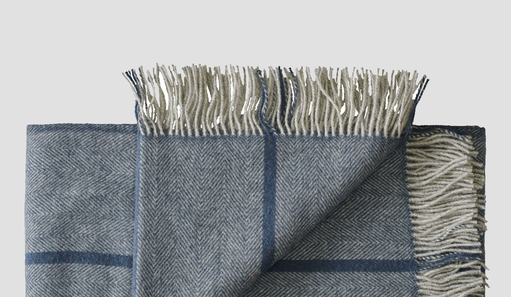 Askø Blanket / Throw - Fjord - Cigale & Fourmi
