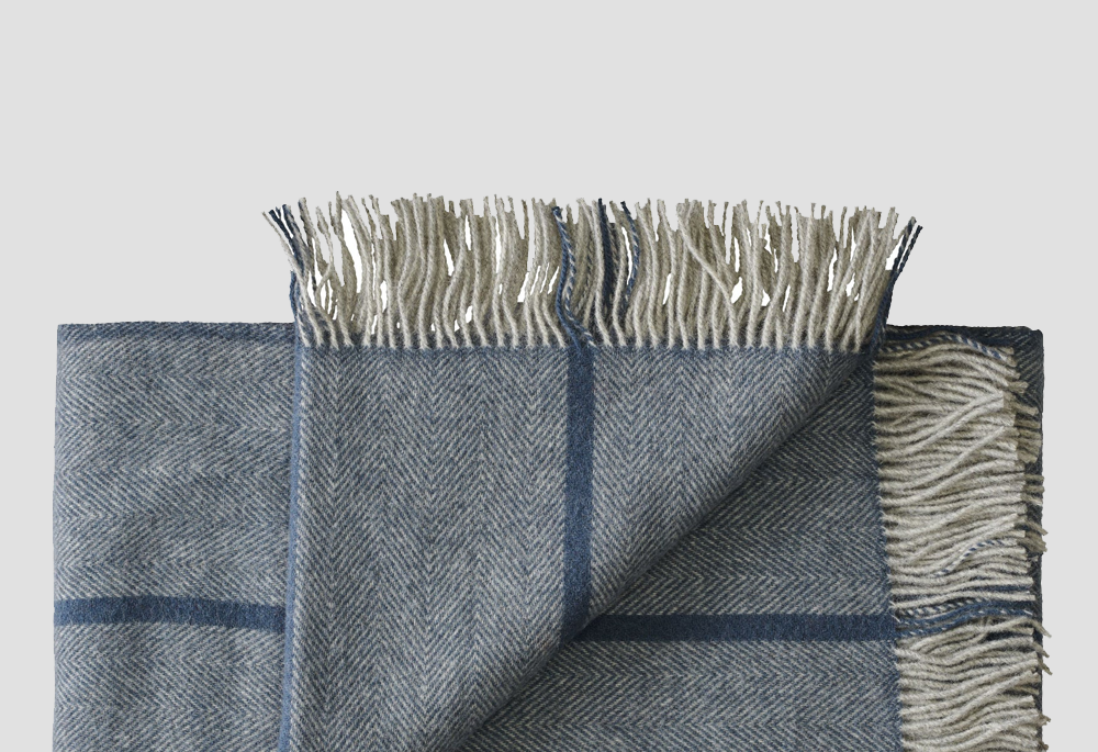 Askø Blanket / Throw - Fjord - Cigale & Fourmi